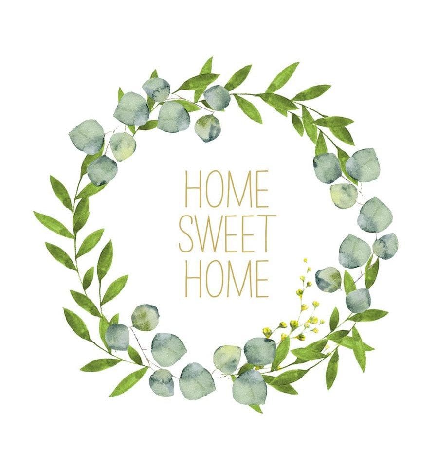 Servet "Home sweet home"