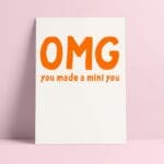 Postkaart 'OMG you made a mini you'